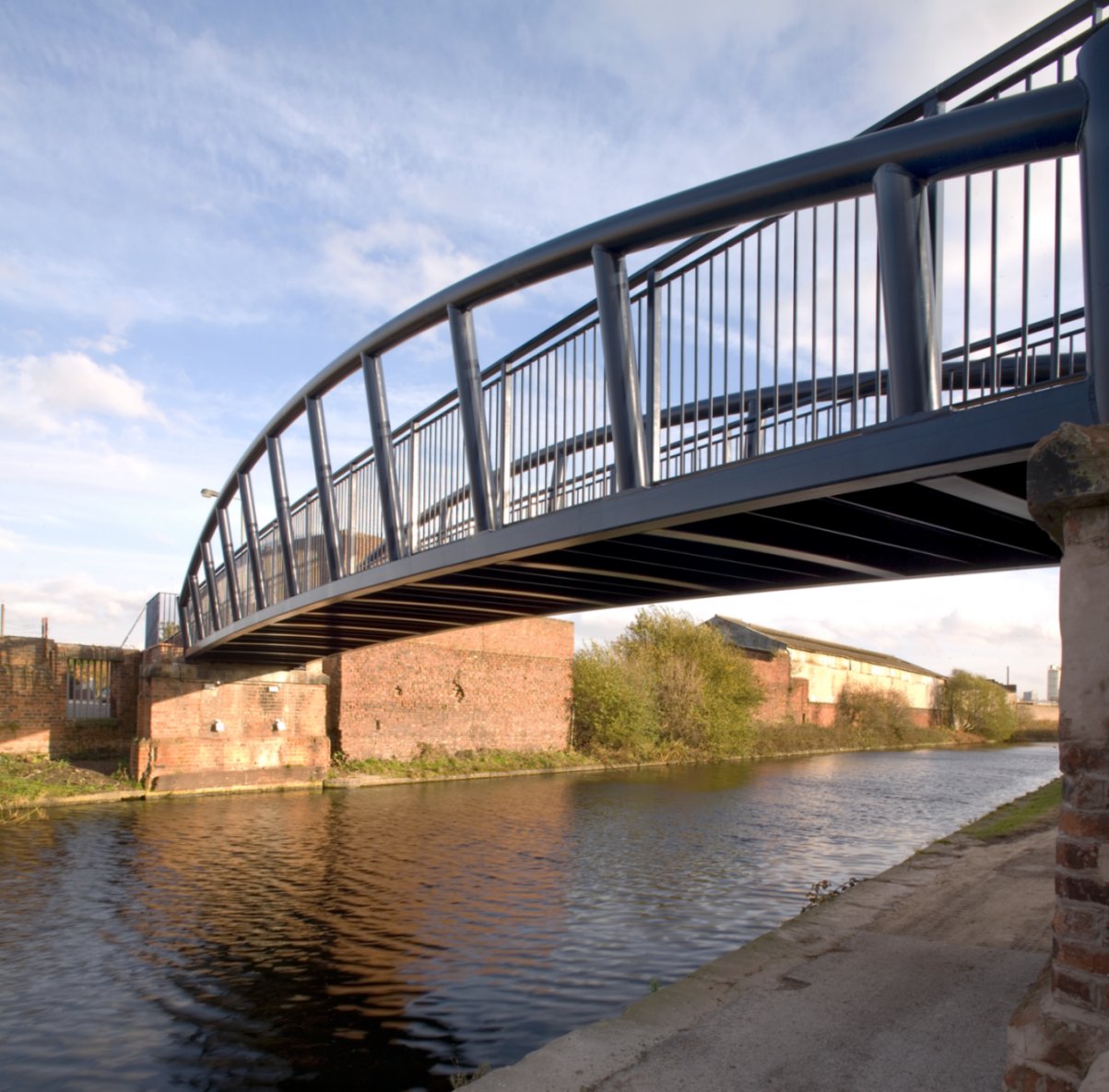 Bow String Truss Footbridge